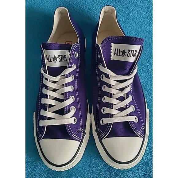 CONVERSE CANVAS ALL STAR J OX 31312200 Purple Made in Japan Sz 8.5 - Picture 1 of 16